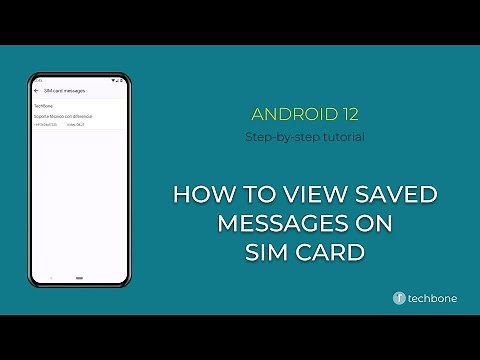 How to View Saved Messages on SIM Card [Android 12]