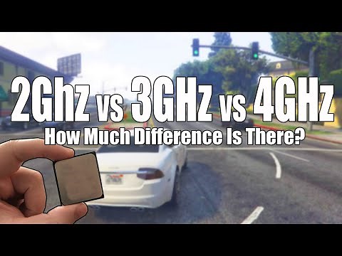 2GHz Vs 3GHz Vs 4Ghz - How Does CPU Clock Speed Affect Gaming??