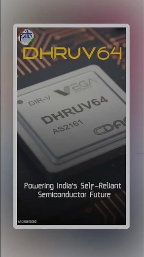 India’s First Indigenous Chip DHRUV64 1.0 GHz 64-bit Dual-Core Microprocessor #DHRUV64 #IndiaChip