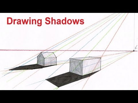 How To Draw Perspective Shadow - Drawing Shadows In Perspective