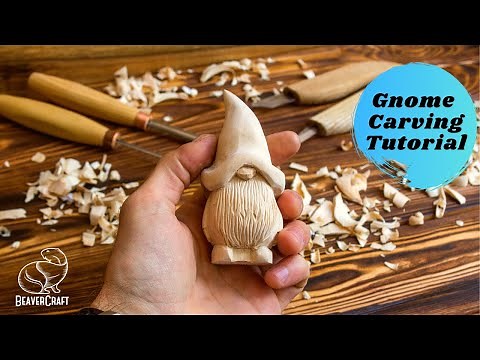 Wooden Gnomes Carving Tutorial