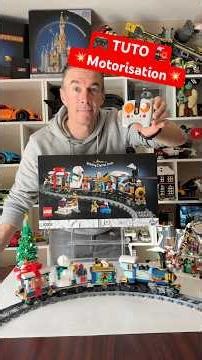 LEGO Tutorial: How to Easily Motorize the Holiday Express Train #10361? #lego #tutorial #christmas