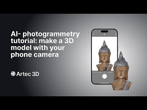 AI-photogrammetry tutorial: make a 3d model with your phone camera