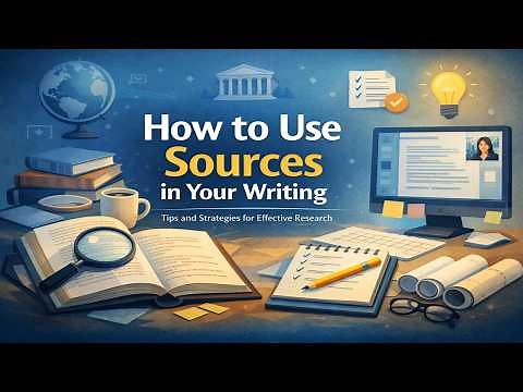 How to Use Sources in a Research Paper and Avoid Plagiarism - 3 Easy Steps