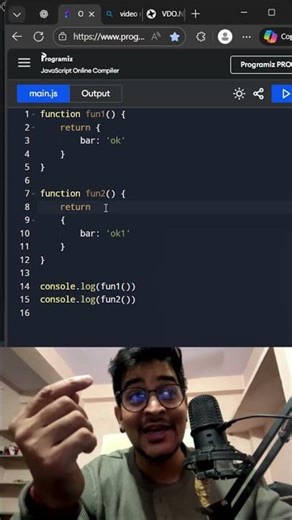 JavaScript Return Gotcha That Breaks Your Code 😳 | JS Interview Trick #javascriptinterview