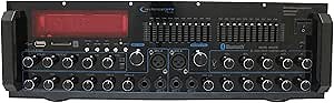 Technical Pro 2000 Watts Professional Mixer and Amplifier with Built-in Bluetooth and EQ, 6 Mic Inputs, USB & SD Card for Speaker, DJ Karaoke, Home Theater