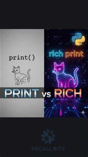 Python Print vs Rich Print 🤯 (Mind-Blowing Output!) #shorts #python