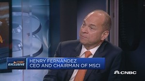 Chinese stocks have a long way to go before they're a meaningful part of global equity markets, MSCI CEO says