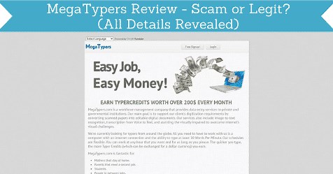 MegaTypers Review - Scam or Legit? (All Details Revealed)