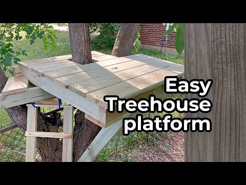 Quick & Easy Treehouse Platform | Beginner DIY Project