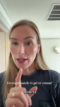Estradiol patch vs estradiol creams. #estrogen #hormonereplacementtherapy #menopause
