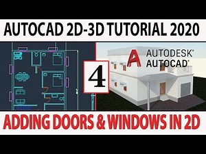 Making Doors & Windows in building plan |AutoCAD 2d-3d Tutorial 2020 for beginners