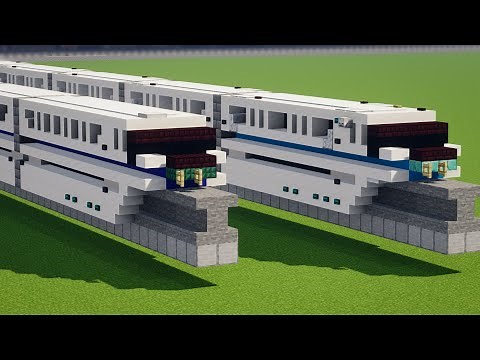 Minecraft Disney World Monorail Mark IV VI Tutorial