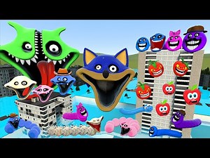 CONSTRUCT FLOODED ROBLOX HUNGRY WORM FAMILY SPARTAN KICKING in Garry's Mod !