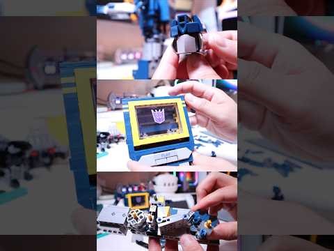 I Built This Awesome Soundwave LEGO Transformer! #Shorts