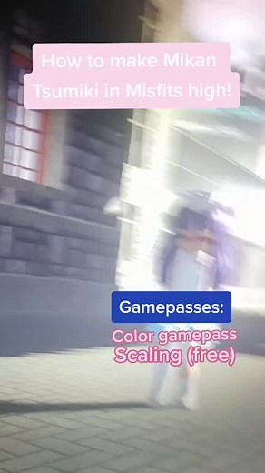 How to Make Mikan Tsumiki in Misfits High | Roblox Tutorial