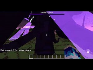 How to spawn a wither storm using commands MINDBLOWING