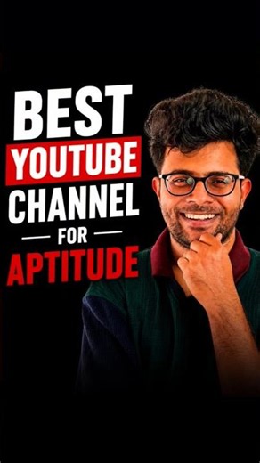 5 Best YouTube Channels for Aptitude 📚🔥