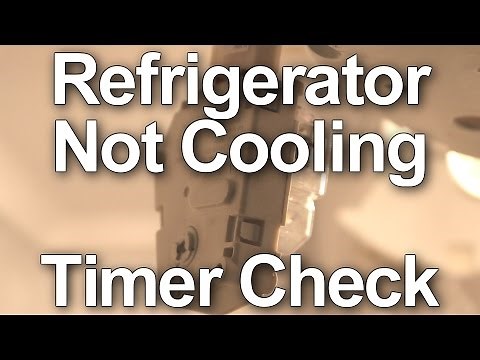 Refrigerator Not Cooling - How to Check the Timer