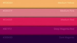 Color Palette Guide Shades Colors Pallet Rgb Names Colors