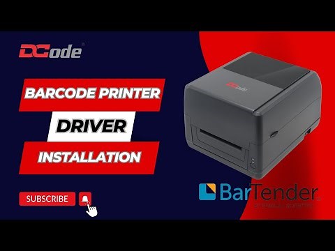 (ENGLISH) How to install and Setup DCode Barcode Printer