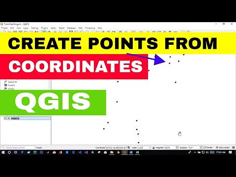 [QGIS] CREATE POINT FROM COORDINATE IN QGIS
