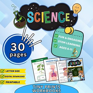 Science Worksheets for Kids: 30-page STEM Activities (PDF Download) - Etsy Australia