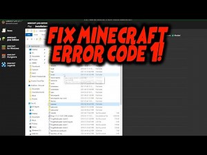 How to Fix Minecraft Error Code 1 (2025)