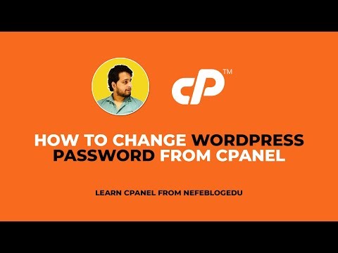 How to change WordPress Password from cPanel
