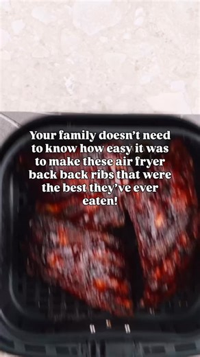 Fall-off-the-bone baby back ribs are calling your name! And yes, the air fryer makes them! Comment “recipe” to get the full recipe sent to your DMs! #airfryerrecipe #airfryercooking #airfryerrecipes #babybackribs #comfortfood #airfry #airfriedfood #airfryer #bbqribs #ribsribsribs #goodeating #airfried https://www.everydayfamilycooking.com/air-fryer-baby-back-ribs/ | Everyday Family Cooking