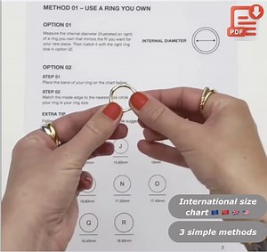 Ring Size Chart Ring Sizer Printable Ring Sizer Ring Sizing Guide Ring Size Guide Ring Sizing Tool Size Chart Ring Sizer Tool Easy Download