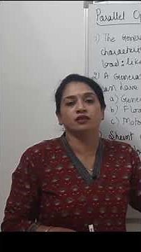 Parallel DC Generators: Different Operating Modes for GATE & JE