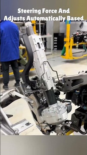 Why is Steering a Car so effortless?#CarManufacturing #FactoryFootage #assembly #mechanic