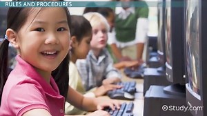 Classroom Rules and Procedures for Kindergarten