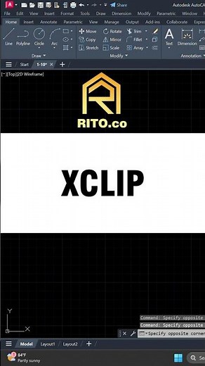 25.XCLIP - AUTOCAD COMMAND