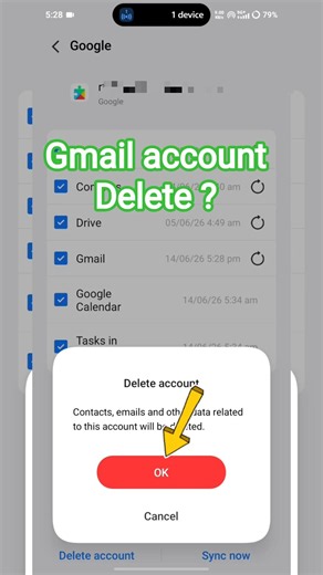 Google Account Delete Kaise Kare / Email I'd Delete Kaise Kare | Gmail I'd Delete Kaise Kare#shorts​