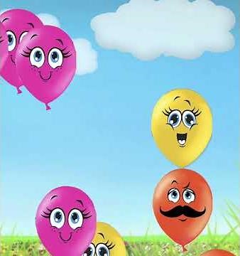 Flying Colorful Balloons Pop! 🎈💥 Satisfying Balloon Burst & Relaxing Sounds