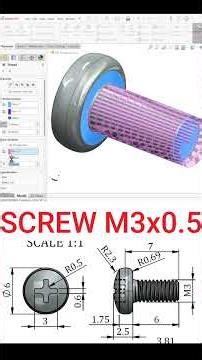 Thread Feature in SolidWorks-Screw M3x0.5