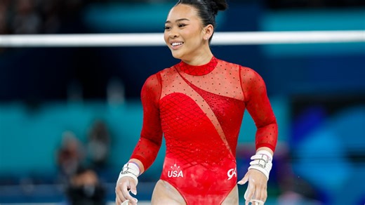 Watch Suni Lee's stellar uneven bars routine on TV