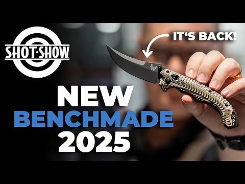 New Benchmade Knives for 2025 | SHOT Show
