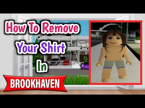 How To Take Your Shirt Off In Brookhaven Rp (2024) l How To Remove Clothes In Brookhaven Rp