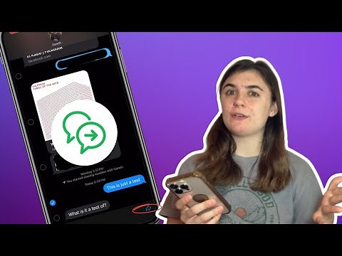 How to forward a text message on an iPhone
