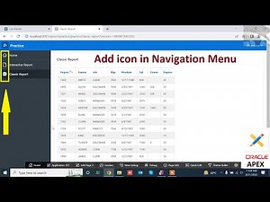 How to Add Icon with Navigation Menu Tree Title in Oracle Apex | Mr Gactack