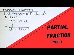 Partial Fraction || Partial Fraction Decomposition