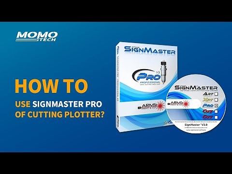 How to Use Signmaster pro Of Cutting Plotter