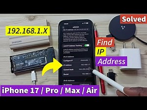 How to Check IP Address of iPhone 17, iPhone Pro Max & iPhone Air | Easy Step by Step Tutorial