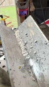 What happens when you run DCEP Aluminum rods on AC instead? #welding #aluminum