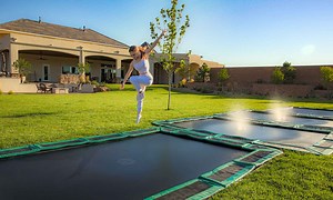 In-ground trampoline installation