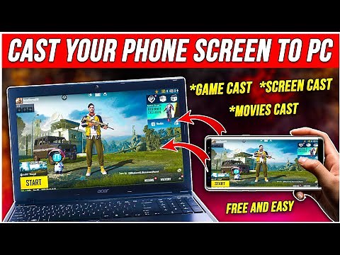 How to Share Your Android Phone Screen With PC 2024 | Screen Mirror Phone Screen To PC🤯Screen Mirror