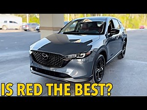 Carbon Edition | 2022 Mazda CX-5 With Red Leather